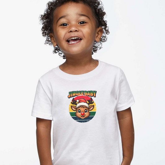 Jingle Baby Infant Fine Jersey Tee – Adorable Holiday T-Shirt for Babies