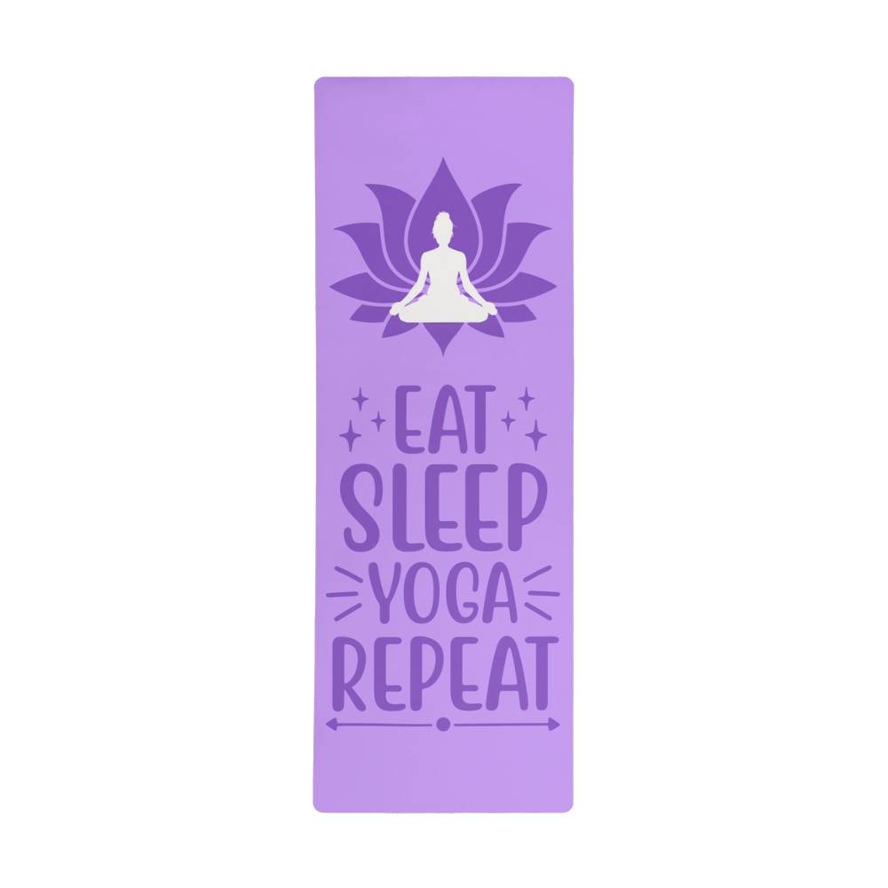 Eat Sleep Yoga Repeat Yoga Mat